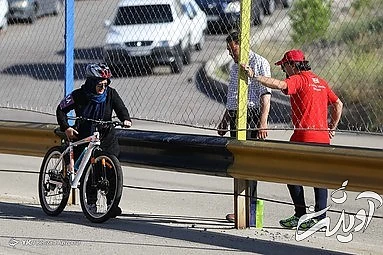 مسابقه دوچرخه سواری بانوان - تبریز